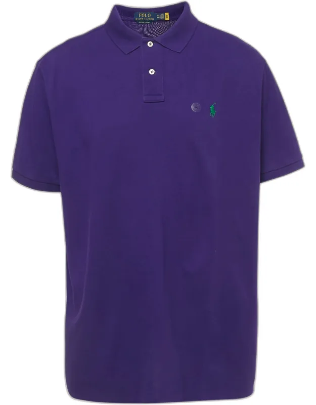 Embroidered Cotton Polo T-shirt