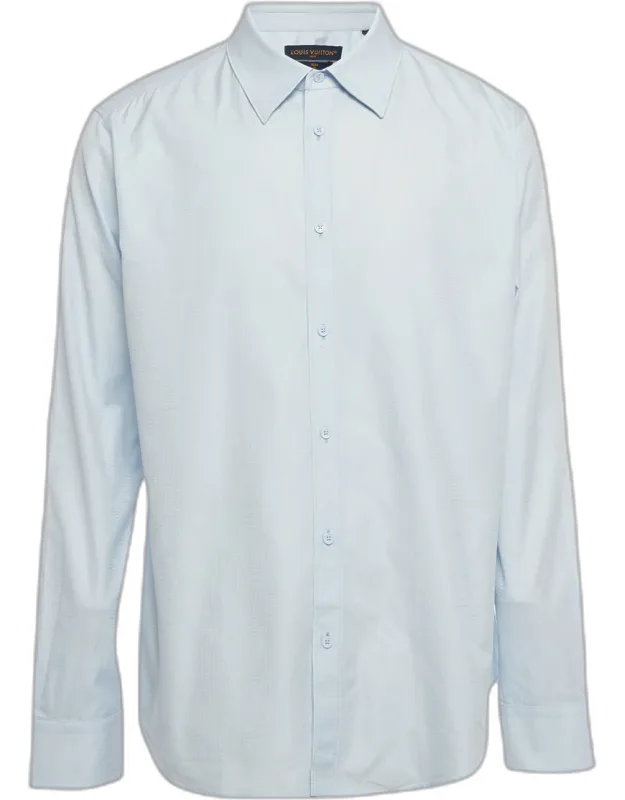 Monogram Cotton Slim Fit Shirt