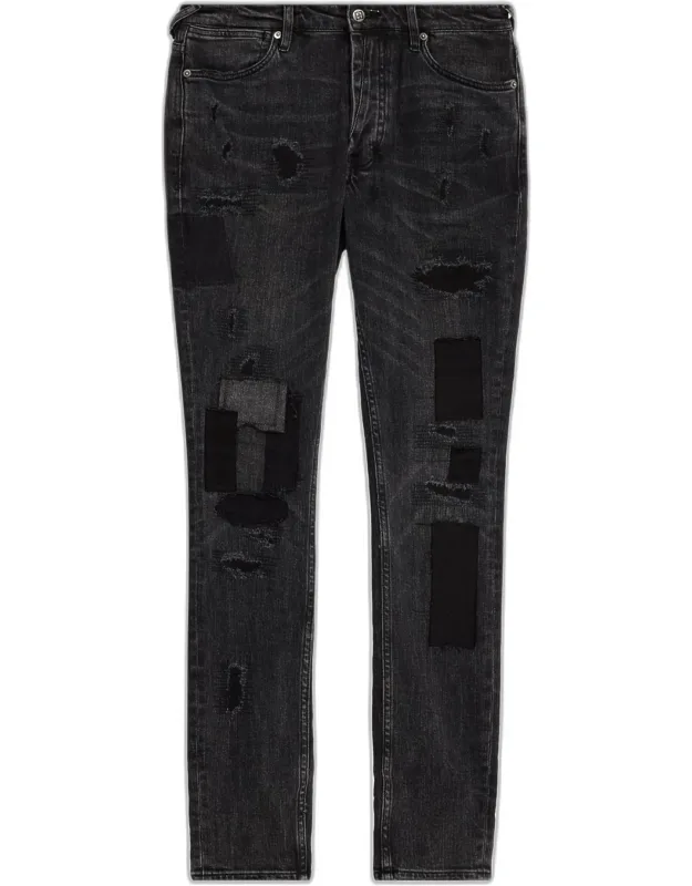 Neo-nostalgia Van Winkle Led Rockstar Repair Skinny Jeans
