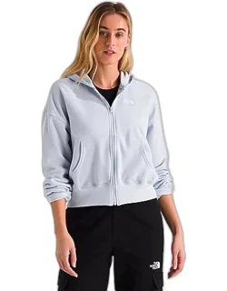 The North Face Evolution Full-zip Hoodie With Kangaroo Pocket And Ribbed Cuffs