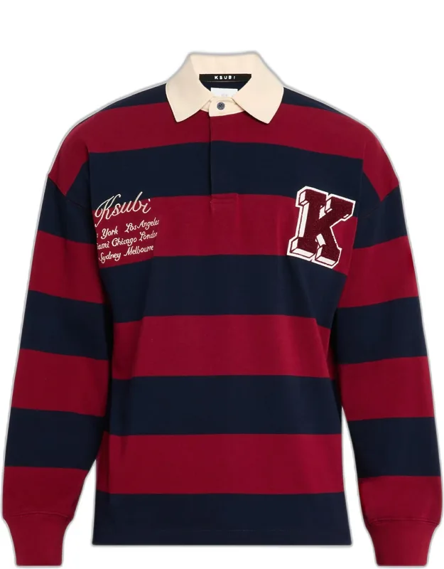 Rugged Stripe Jersey Rugby Shirt
