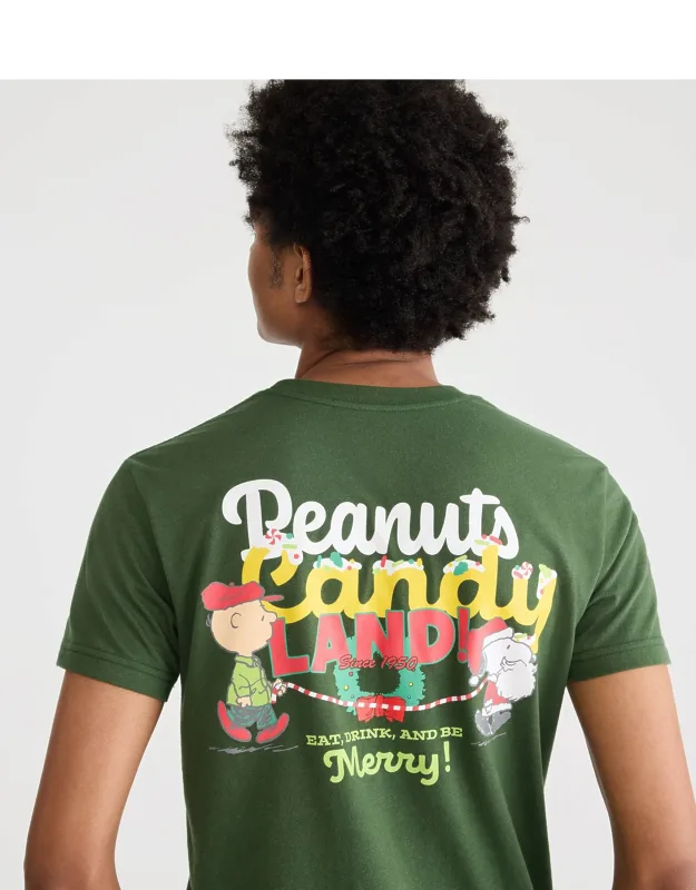Peanuts Candy Land Relaxed Graphic Tee