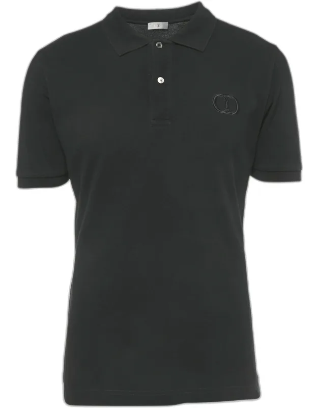 Embroidered Pique Polo T-shirt