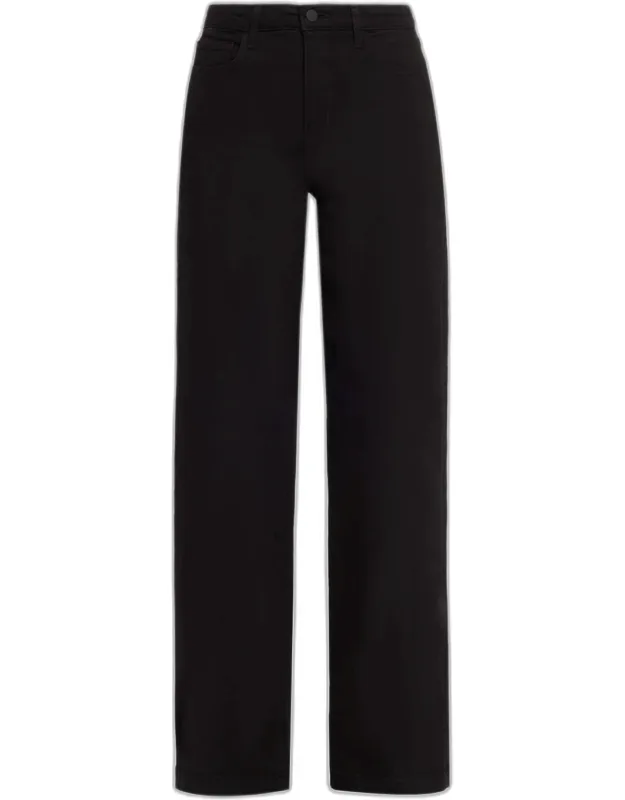 High-rise Wide-leg Jeans