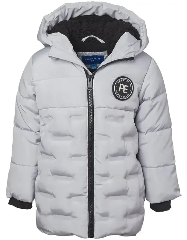 Logo Quilt Puffer Jacket