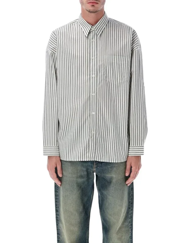 Striped Cotton Poplin Shirt