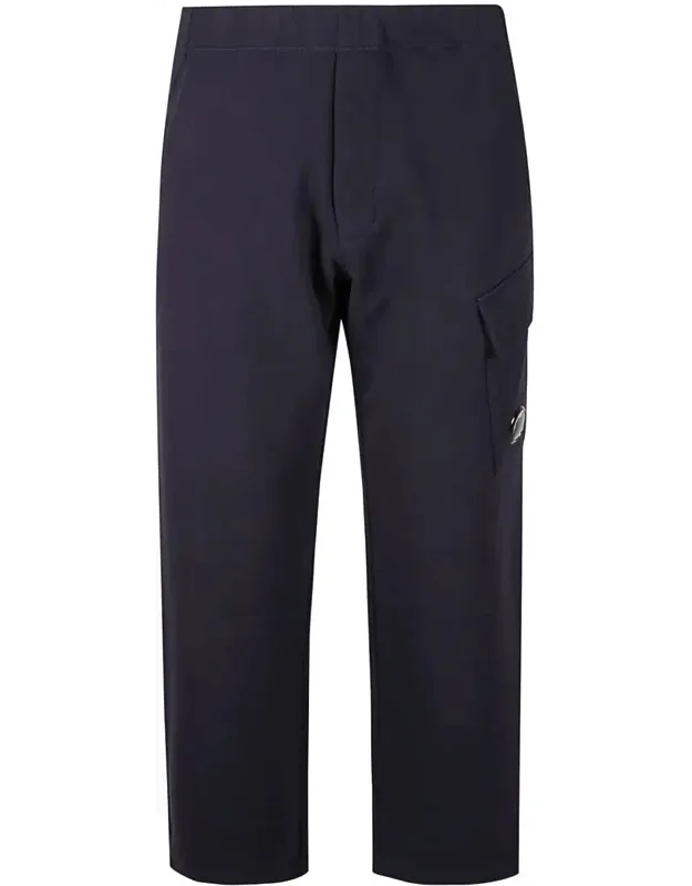 Straight-leg Trousers With Cargo Pocket