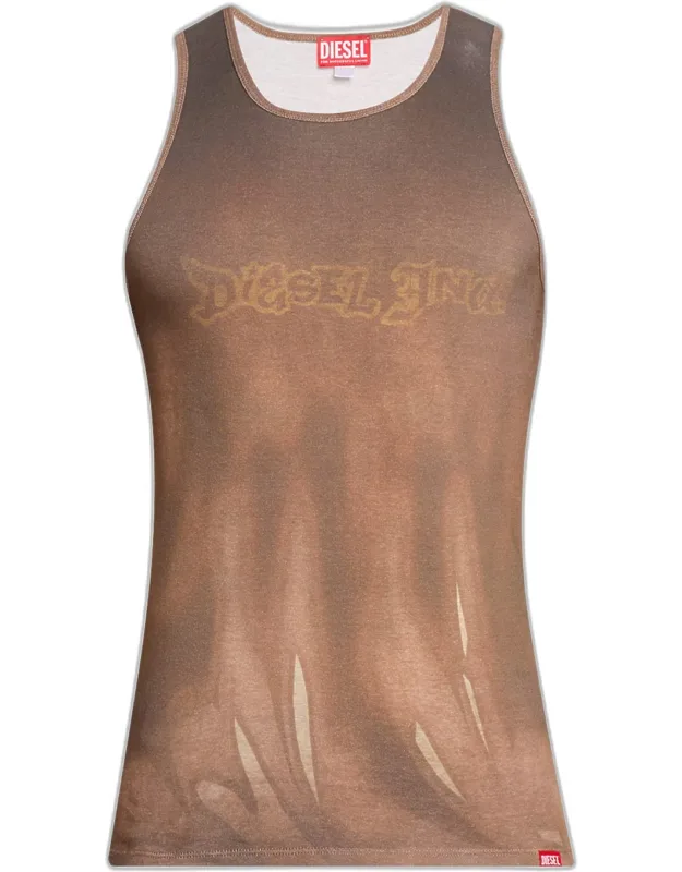 T-lifty Slim Fit Graphic Tank Top