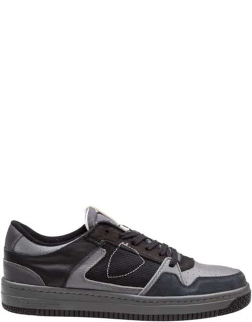 La Grande Leather And Suede Sneakers