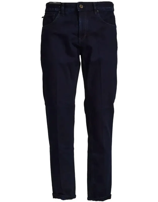 Slim Fit Denim Jeans With Classic Five-pocket Design