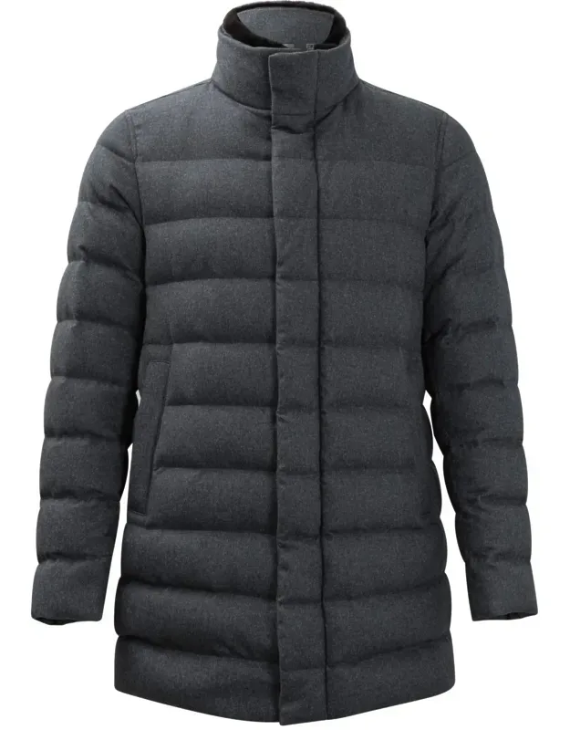 Silk And Cashmere Down Jacket