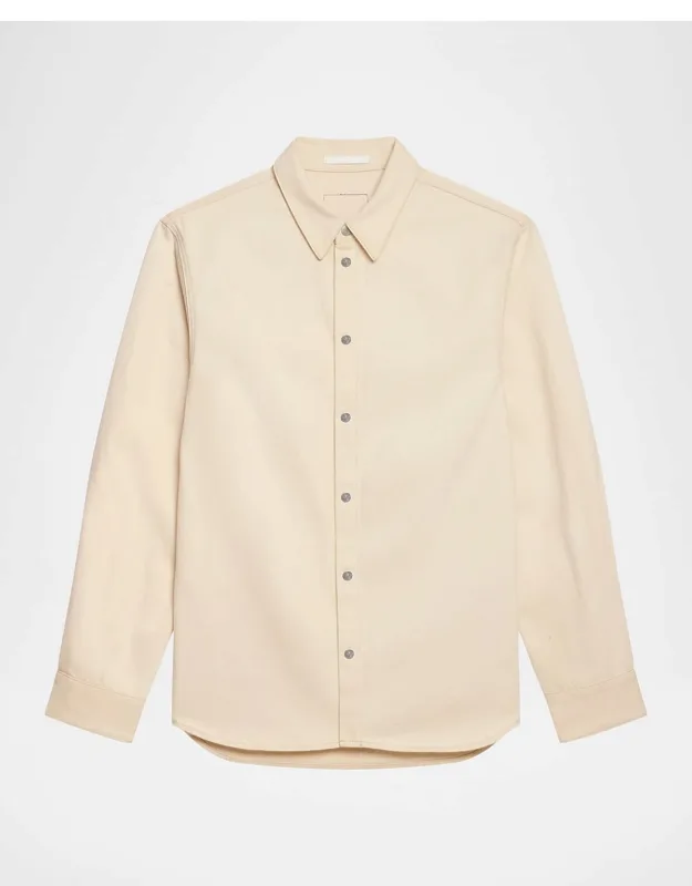 Rinsed Denim Snap-front Shirt