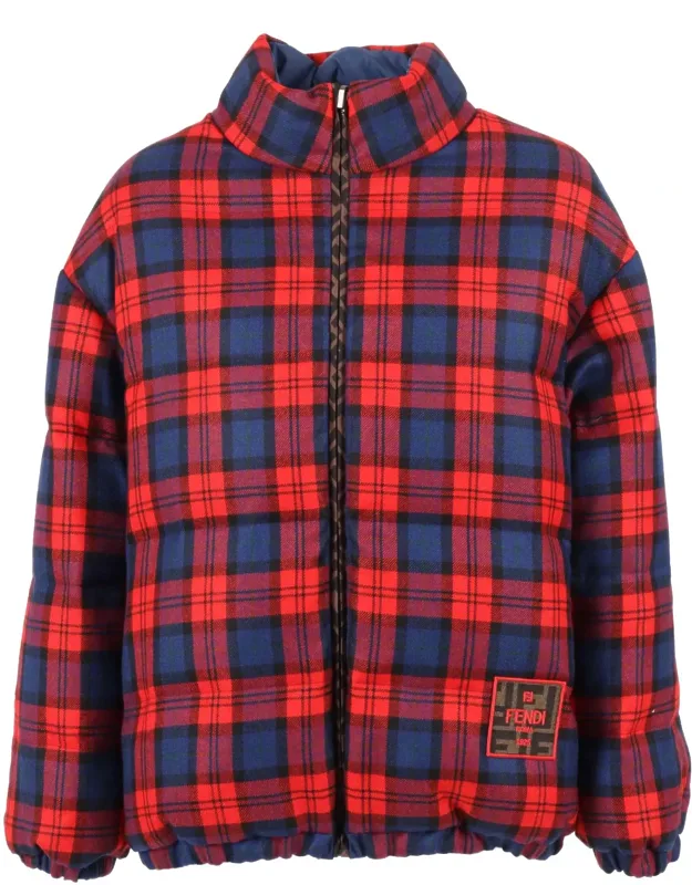 Tartan Down Jacket