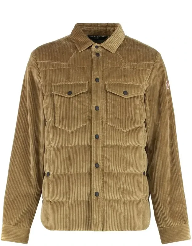 Velvet Ribbed Jacket Shirt