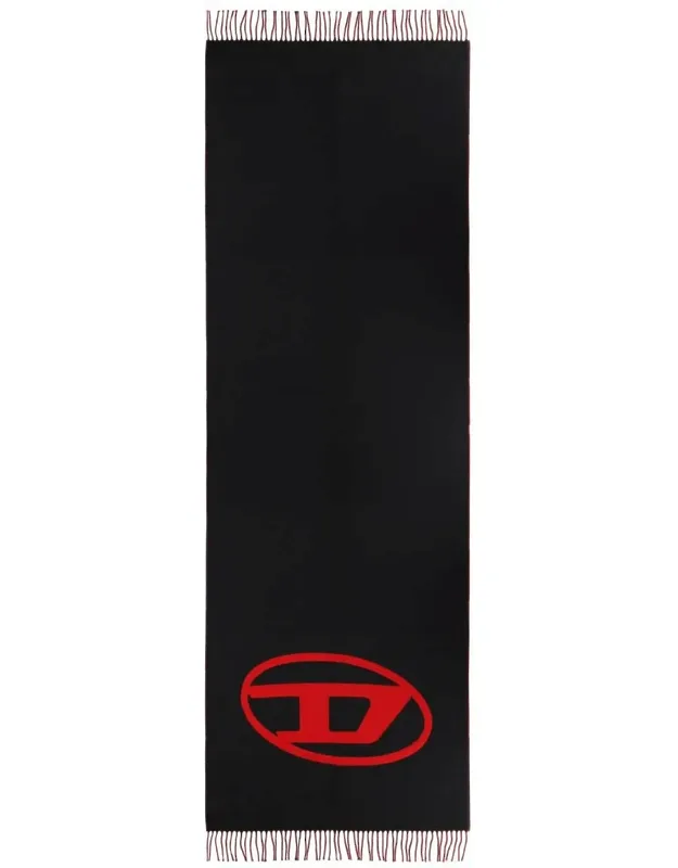 Diesel "s-tevie" Scarf - 50% Virgin Wool, 49% Acrylic