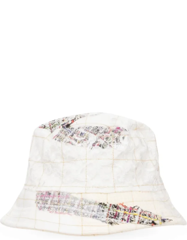 Tweed Patchwork Bucket Hat