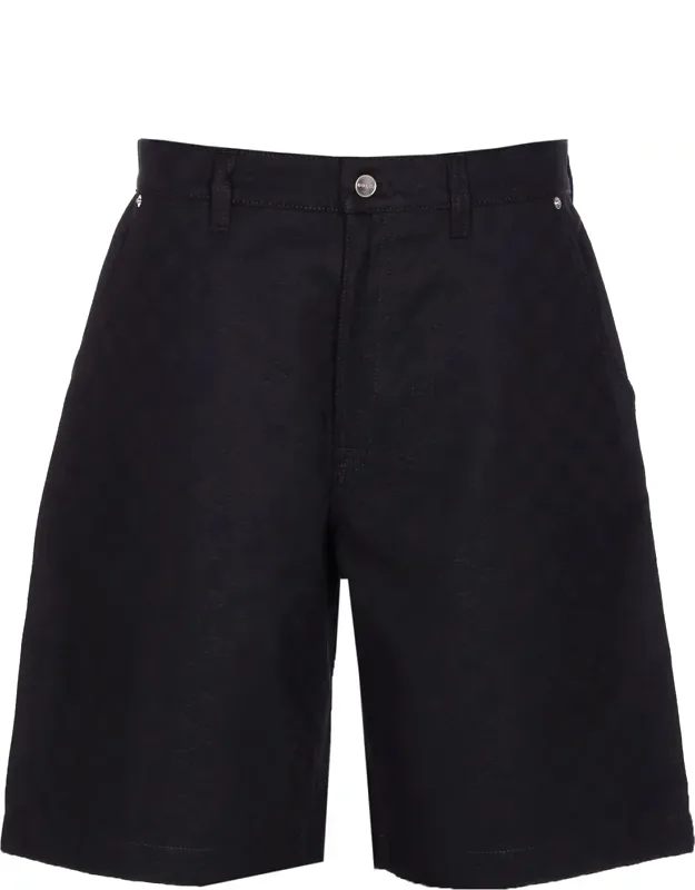 Gg Jacquard Denim Shorts