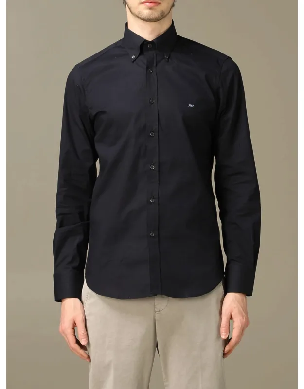 Shirt In Slim Stretch Cotton