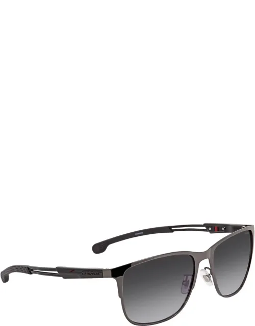 Grey Gradient Rectangular Sunglasses