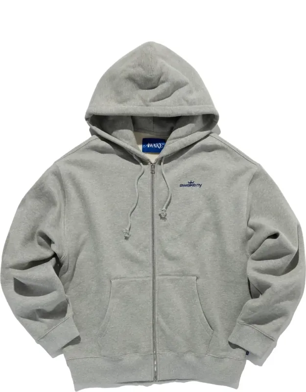 Crown Logo Full-zip Hoodie