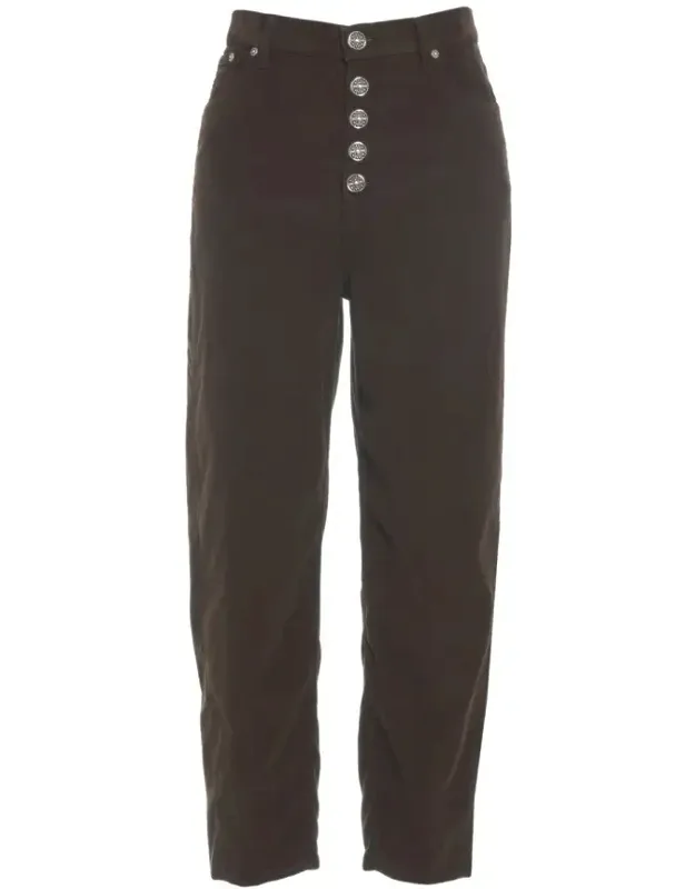 High-waisted Relaxed Fit Trousers