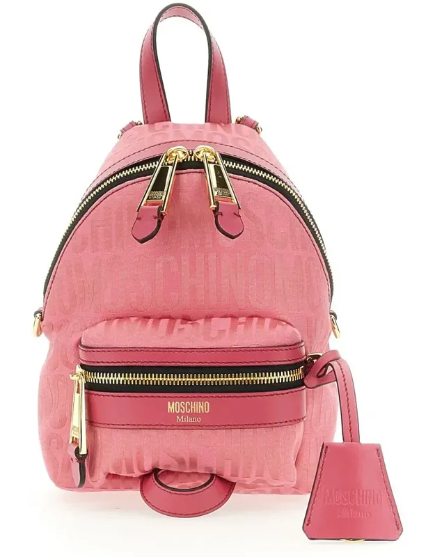 Mini Backpack With Monogram Logo