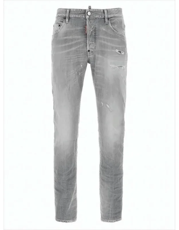 Distressed Denim Pants