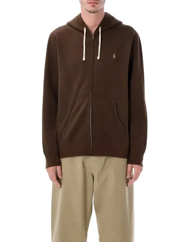 Cotton-blend Zip Hoodie