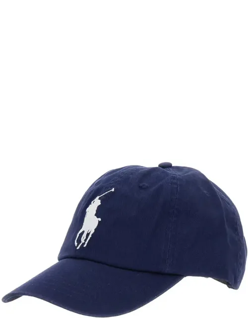 Baseball Cap With Maxi Pony On The Front And Numeric Detail On The Side In Cotton