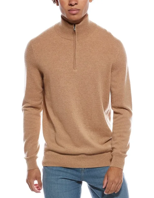 1/4-zip Cashmere Sweater
