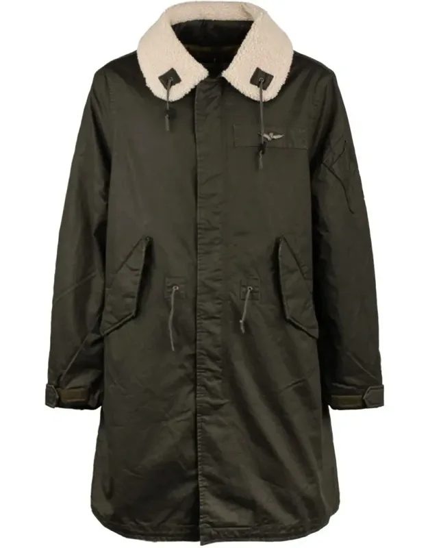 Coated Cotton Hooded Parka