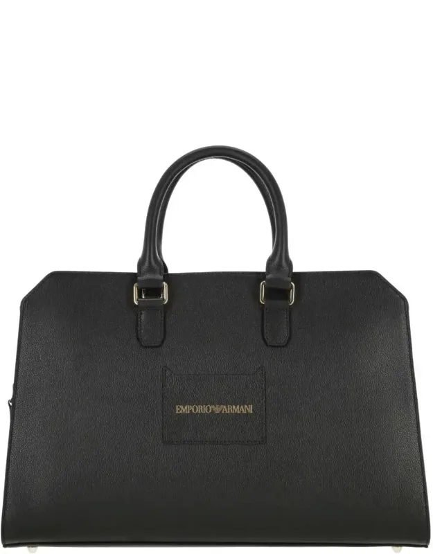 Emporio Armani Bag With Adjustable Logo-jacquard Shoulder Strap And Internal Padded Laptop Pocket