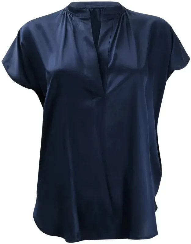 Short Sleeve Shirt In Silk