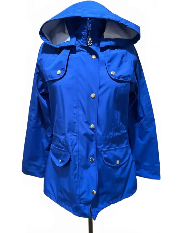Rain Jacket With Detachable Hood