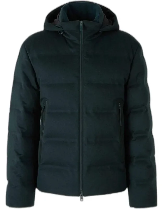 Short Cashmere Down Jacket