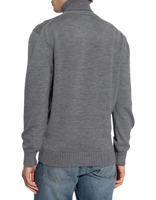 Turtleneck Sweater 100% Virgin Wool