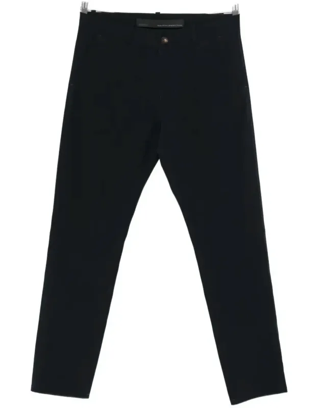 Trousers With Button Fastening And Belt Loops