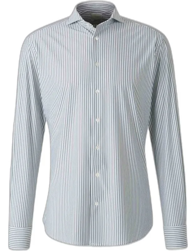 Striped Motif Shirt