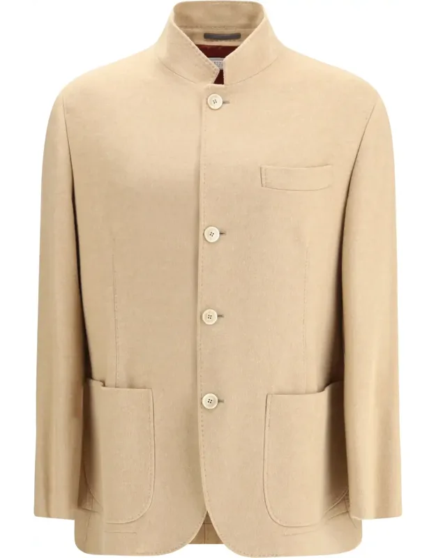 Cashmere And Vicuña Shirt Jacket