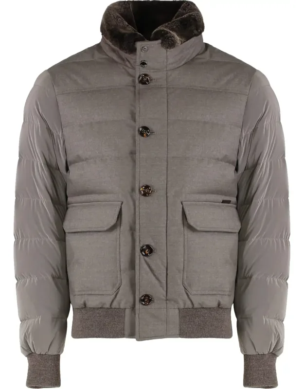 Techno Fabric Down Jacket