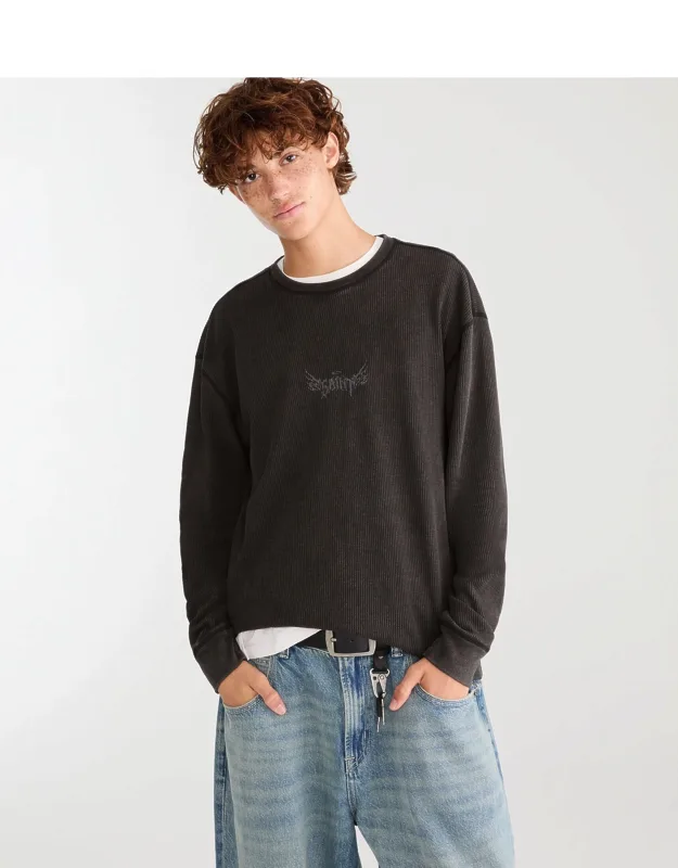 Long Sleeve Thermal Crew Tee