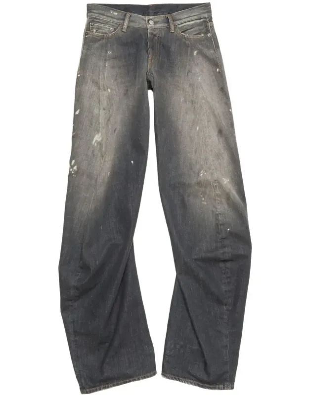 Wide-leg Denim Jeans