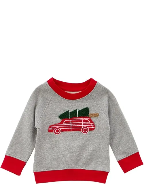 Embroidered Crewneck Sweatshirt