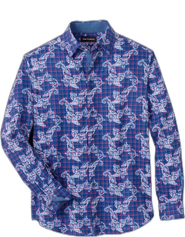 Performance Stretch Check Casual Shirt