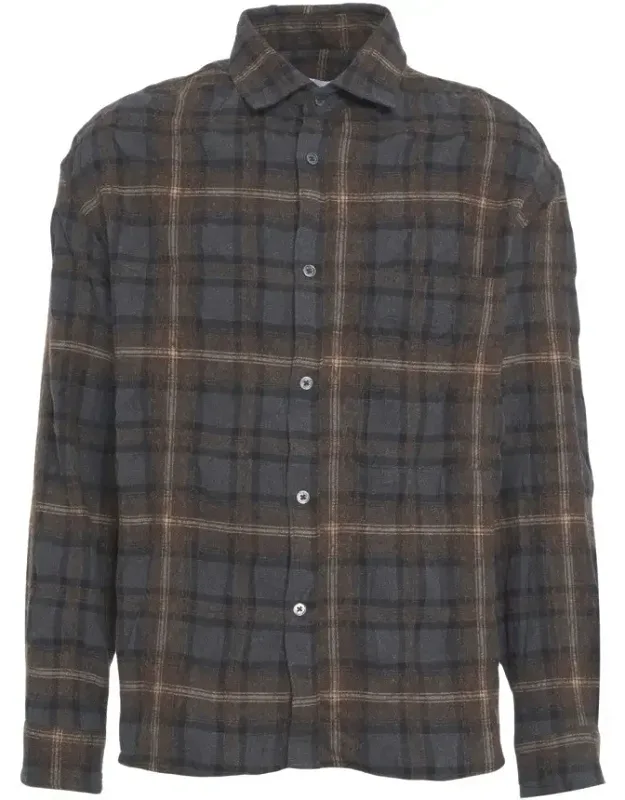 Plaid Pattern Long-sleeve Shirt
