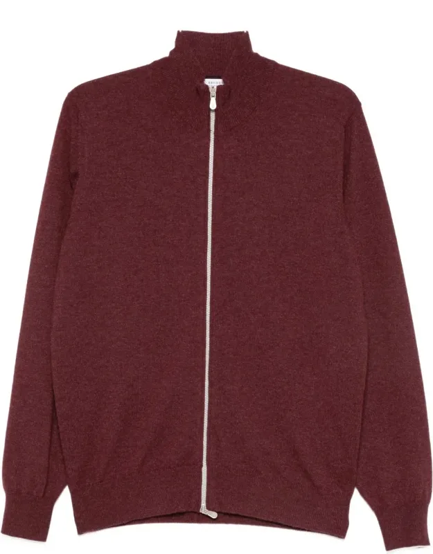 Cashmere Zipped Cardigan