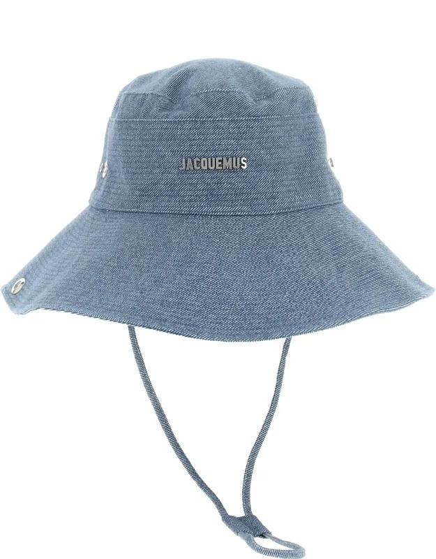 Jacquemus Le Bob Bucket Hat With Adjustable Chinstrap Drawstring