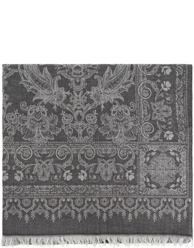 Scarf With A Decorative Pattern