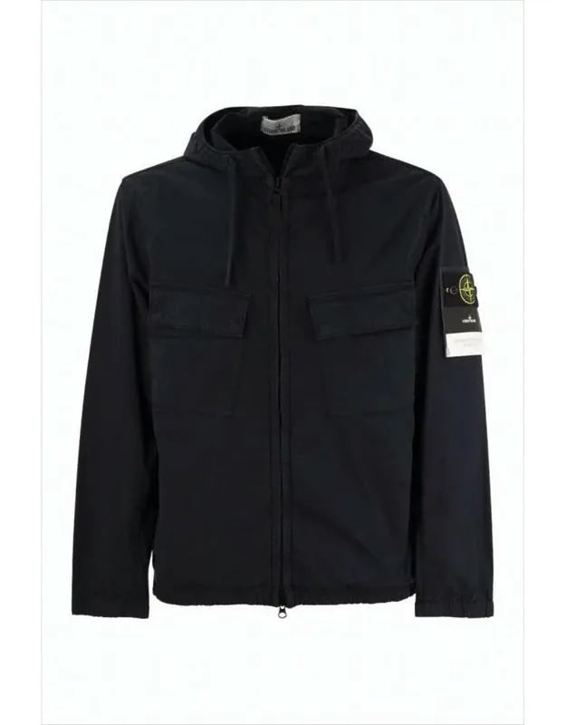 Leather Jacket With Distinctive Logo Patch