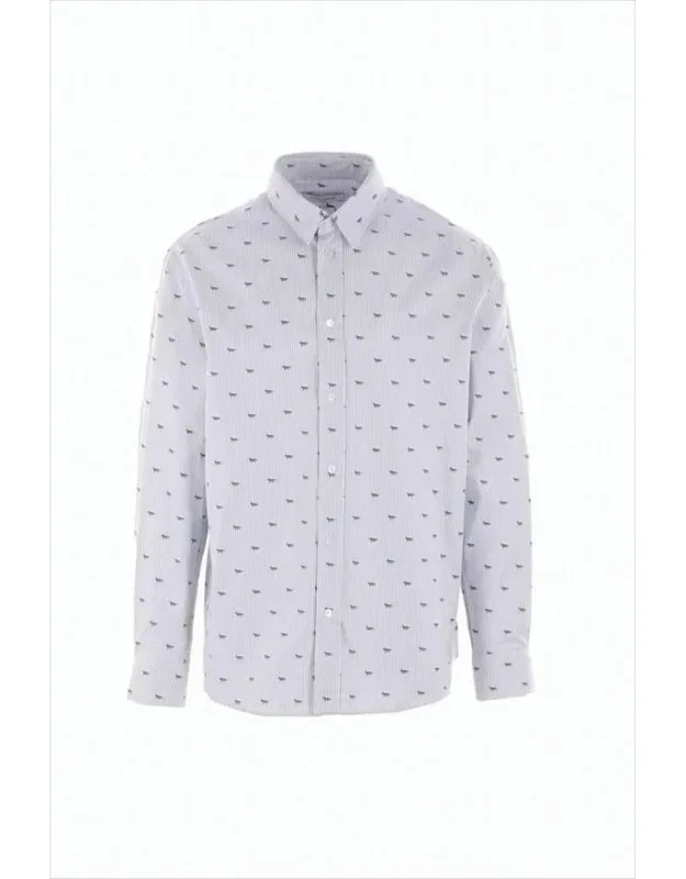 Embroidered Button-down Shirt